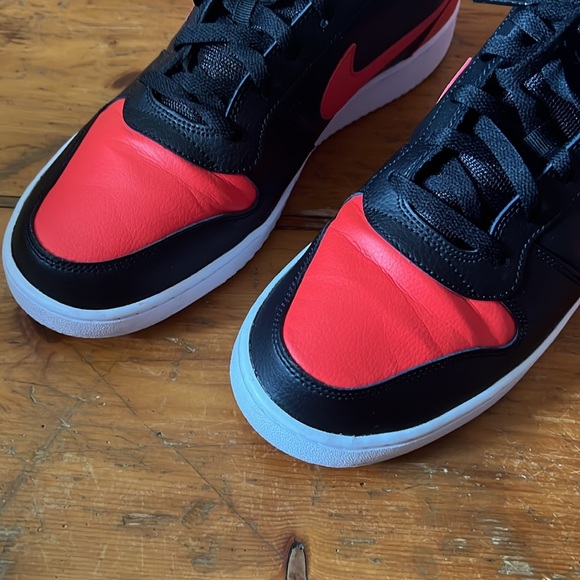 Nike Ebernon Low Habanero Red Sneakers - Picture 3 of 7